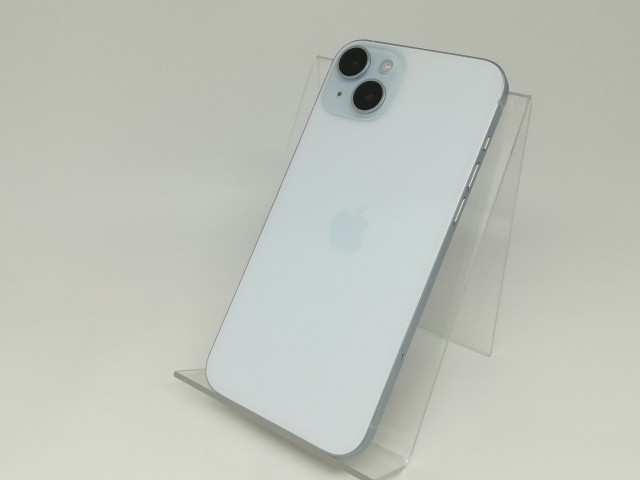 【中古】Apple 国内版 【SIMフリー】 iPhone 15 Plus 256GB ブルー MU0N3J/A【日本橋3】保証期間１ヶ月【ランクA】