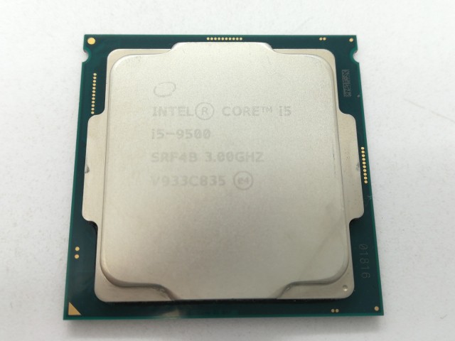 【中古】Intel Core i5-9500 (3GHz/TB:4.4GHz/SRF4B/U0) bulk LGA1151/6C/6T/L3 9M/UHD630/TDP65W【日本橋3】保証期間１週間