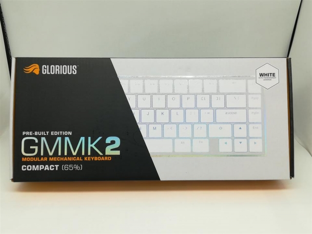 【未使用】Glorious PC Gaming Race Glorious GMMK 2 65% Pre-Built GLO-GMMK2-65-FOX-W [White/US配列]【日本橋3】保証期間１週間
