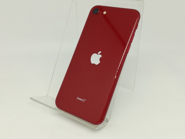 【中古】Apple au 【SIMフリー】 iPhone SE（第3世代） 64GB (PRODUCT)RED MMYE3J/A【日本橋3】保証期間１ヶ月【ランクB】