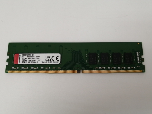 【中古】DDR4 32GB PC4-25600(DDR4-3200)【デスクトップPC用】 【戸塚】保証期間１週間