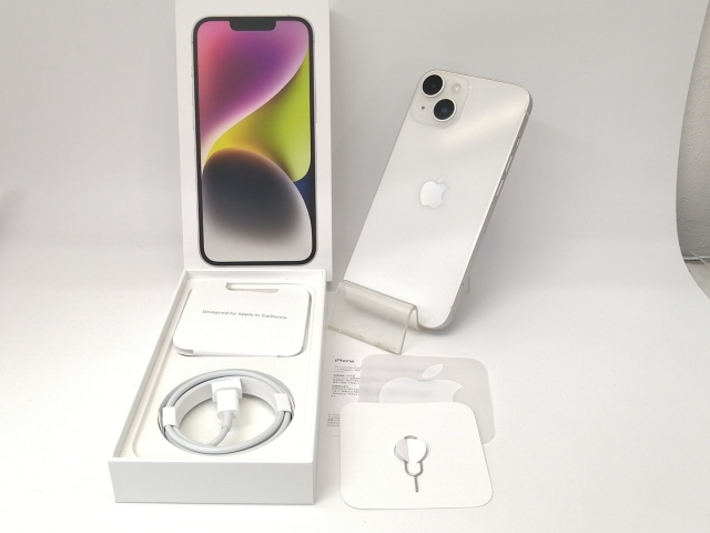 【中古】Apple 国内版 【SIMフリー】 iPhone 14 128GB スターライト MPUQ3J/A【戸塚】保証期間１ヶ月【ランクA】_7