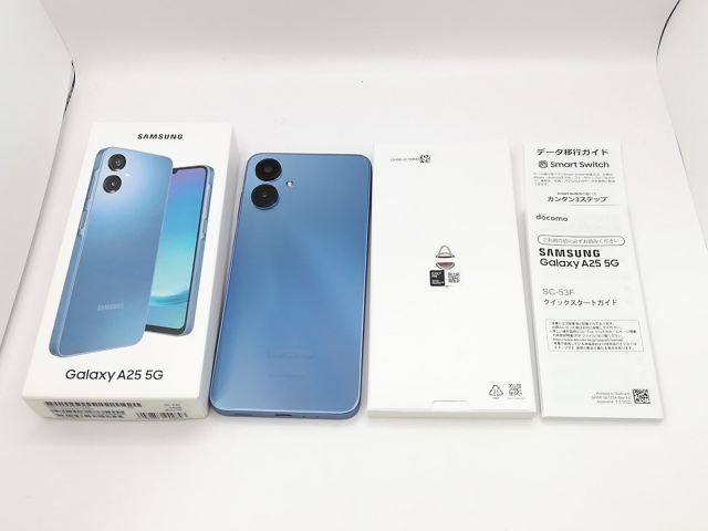 【中古】SAMSUNG docomo 【SIMフリー】 Galaxy A25 5G ブルー 4GB 64GB SC-53F【浜松駅前】保証期間１ヶ月【ランクA】_7