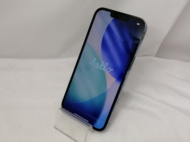 【中古】Apple SoftBank 【SIMフリー】 iPhone 13 Pro 256GB シエラブルー MLUU3J/A【戸塚】保証期間１週間【ランクC】_1