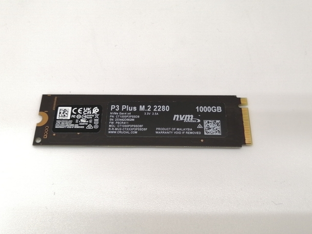【中古】各社 1TB SSD (M.2 2280/PCIe4.0 NVMe)【戸塚】保証期間１週間_1
