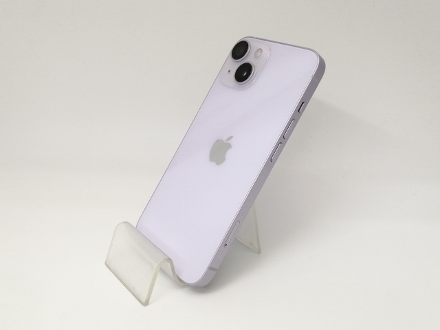【中古】Apple docomo 【SIMフリー】 iPhone 14 128GB パープル MPUY3J/A【戸塚】保証期間１ヶ月【ランクB】