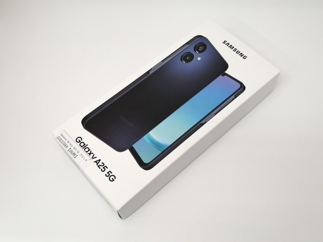 【未使用】SAMSUNG UQmobile 【SIMフリー】 Galaxy A25 5G ブラック 4GB 64GB SCG33【戸塚】保証期間３ヶ月