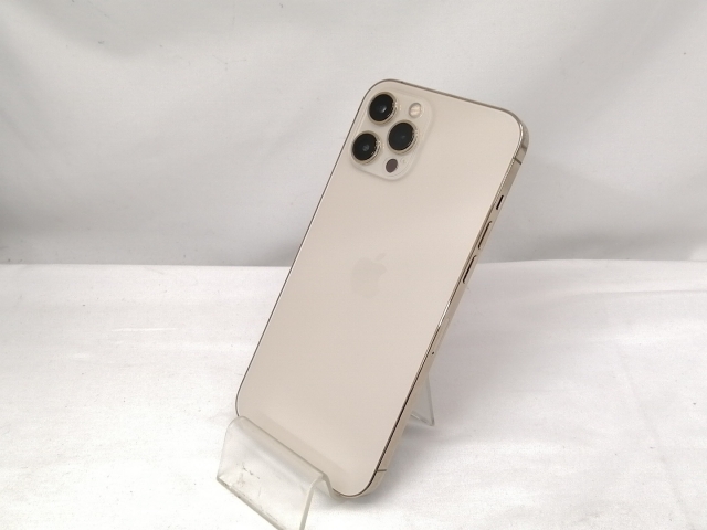 【中古】Apple au 【SIMロック解除済み】 iPhone 12 Pro Max 128GB ゴールド MGCW3J/A【神保町】保証期間１ヶ月【ランクB】