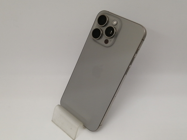 【中古】Apple 国内版 【SIMフリー】 iPhone 15 Pro Max 256GB ナチュラルチタニウム MU6R3J/A【戸塚】保証期間１ヶ月【ランクB】