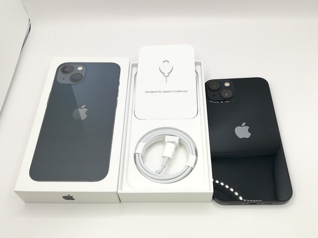 【中古】Apple SoftBank 【SIMフリー】 iPhone 13 128GB ミッドナイト MLNC3J/A【戸塚】保証期間１ヶ月【ランクC】_7