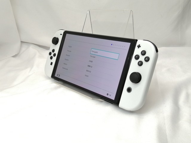 新品Switch本体有機EL Joy-Conホワイト （中古】[Switch] (本体