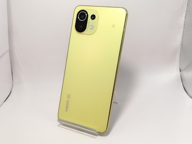 【中古】Xiaomi 国内版 【SIMフリー】 Mi 11 Lite 5G シトラスイエロー 6GB 128GB M2101K9R【戸塚】保証期間１ヶ月【ランクB】