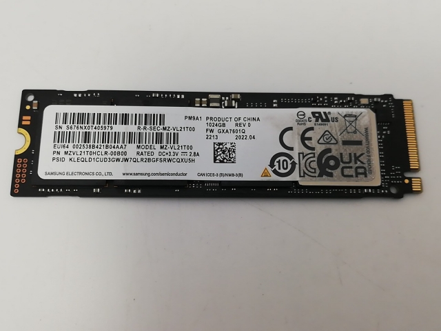 【中古】各社 1TB SSD (M.2 2280/PCIe4.0 NVMe)【戸塚】保証期間１週間