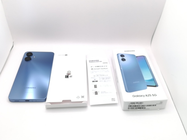 【中古】SAMSUNG au 【SIMフリー】 Galaxy A25 5G ブルー 4GB 64GB SCG33【戸塚】保証期間１ヶ月【ランクA】_7