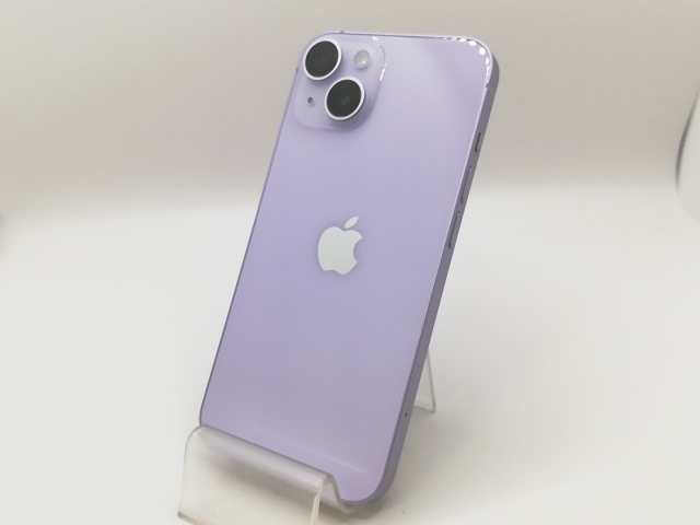 【中古】Apple 楽天モバイル 【SIMフリー】 iPhone 14 128GB パープル MPUY3J/A【戸塚】保証期間１ヶ月【ランクA】