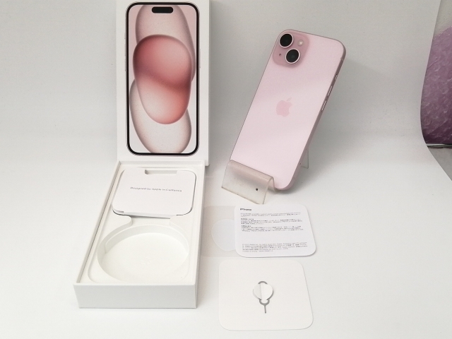 【中古】Apple docomo 【SIMフリー】 iPhone 15 256GB ピンク MTMP3J/A【秋葉4号】保証期間１ヶ月【ランクB】_7