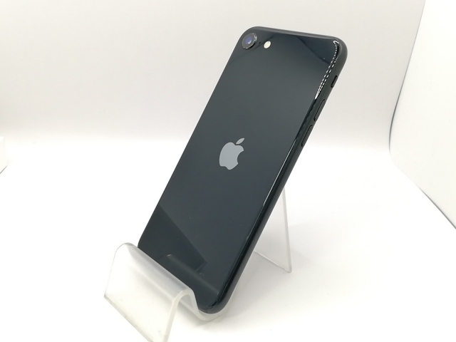 【中古】Apple SoftBank 【SIMフリー】 iPhone SE（第3世代） 64GB ミッドナイト MMYC3J/A【戸塚】保証期間１ヶ月【ランクC】