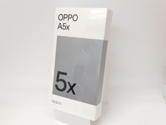 【未使用】Oppo 国内版 【SIMフリー】 OPPO A5x 4GB 128GB ブルー【戸塚】保証期間３ヶ月