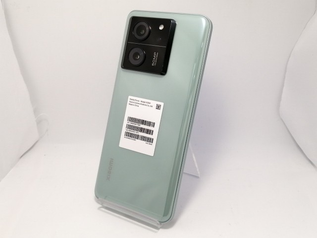 【中古】Xiaomi UQmobile 【SIMフリー】 Xiaomi 13T 8GB 256GB メドウグリーン XIG04【新橋】保証期間１ヶ月【ランクA】の通販は