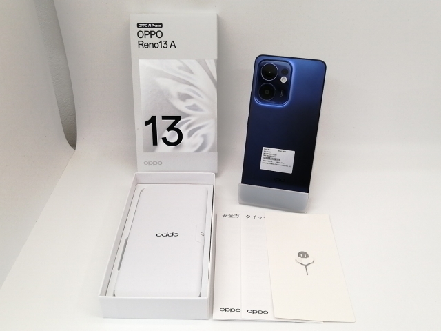 【中古】Oppo UQmobile 【SIMフリー】 OPPO Reno13 A ルミナスネイビー 8GB 128GB OPG05【戸塚】保証期間１ヶ月【ランクA】_7