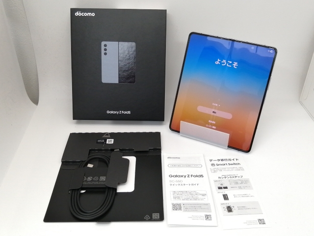 【中古】SAMSUNG docomo 【SIMフリー】 Galaxy Z Fold5 アイシーブルー 12GB 256GB SC-55D【戸塚】保証期間１ヶ月【ランクA】_7
