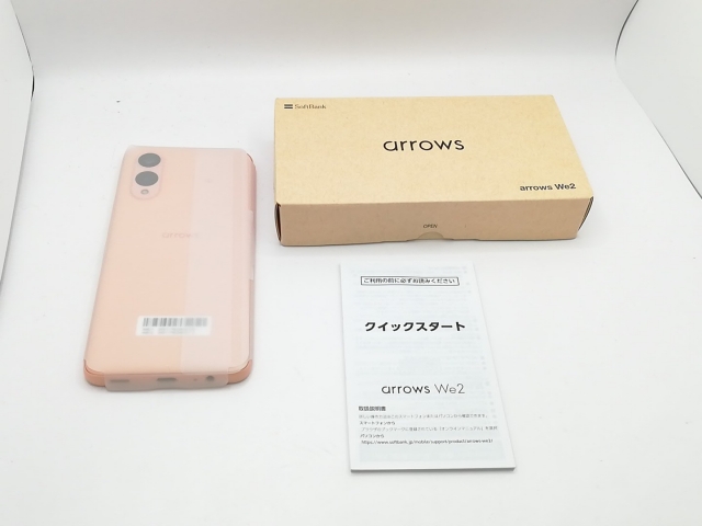 【未使用】FCNT SoftBank 【SIMフリー】 arrows We2 ライトオレンジ 4GB 64GB A402FC【戸塚】保証期間３ヶ月_2
