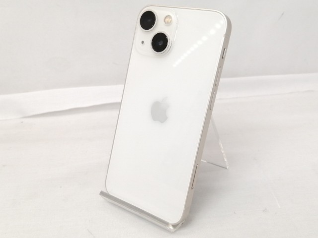 【中古】Apple docomo 【SIMフリー】 iPhone 13 mini 128GB スターライト MLJE3J/A【戸塚】保証期間１ヶ月【ランクC】