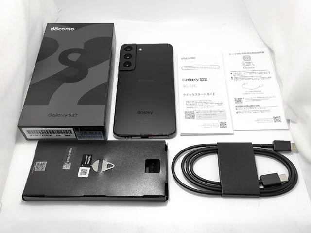 ムスビー｜【SIMフリー】Galaxy S22 SCG13 ファントムブラック 利用