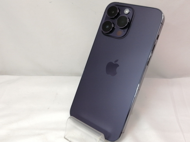 【中古】Apple 国内版 【SIMフリー】 iPhone 14 Pro Max 256GB ディープパープル MQ9E3J/A【戸塚】保証期間１ヶ月【ランクB】