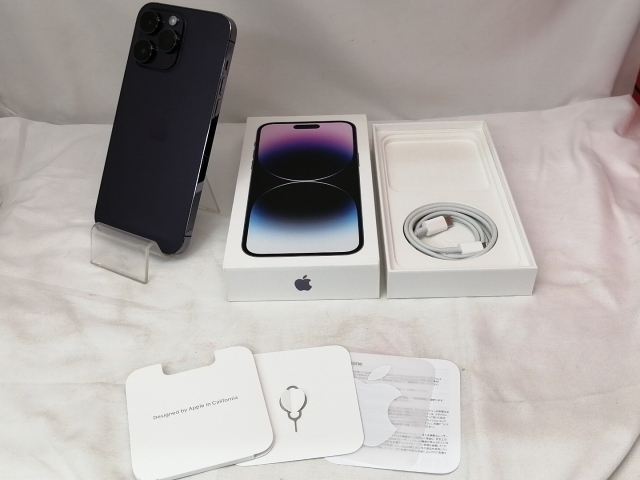 【中古】Apple 国内版 【SIMフリー】 iPhone 14 Pro Max 256GB ディープパープル MQ9E3J/A【戸塚】保証期間１ヶ月【ランクB】_7