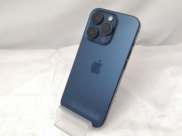 【中古】Apple 国内版 【SIMフリー】 iPhone 15 Pro 256GB ブルーチタニウム MTUG3J/A【戸塚】保証期間１ヶ月【ランクA】