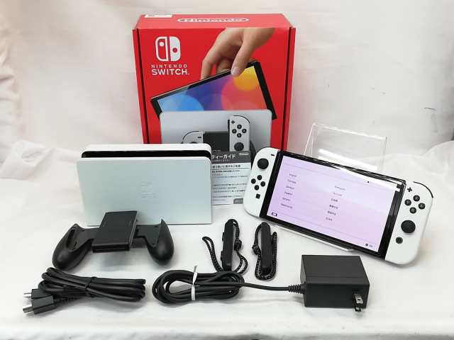 【中古】Nintendo Switch 本体 (有機ELモデル) HEG-S-KAAAA ホワイト【戸塚】保証期間１ヶ月【ランクA】