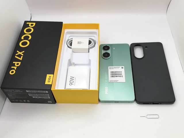 【中古】Xiaomi 【SIMフリー】 Poco X7 Pro グリーン 8GB 256GB【戸塚】保証期間１ヶ月【ランクA】_7