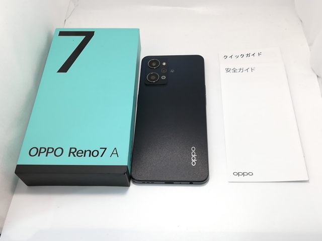 国内版SIMフリーCPH2353美品OPPO Reno7a「スターリーブラック」 Amazon | OPPO Reno7A スターリーブラック CPH2353 docomo/au