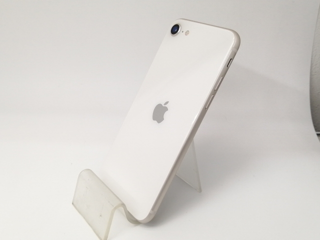 【中古】Apple au 【SIMフリー】 iPhone SE（第3世代） 64GB スターライト MMYD3J/A【戸塚】保証期間１ヶ月【ランクA】