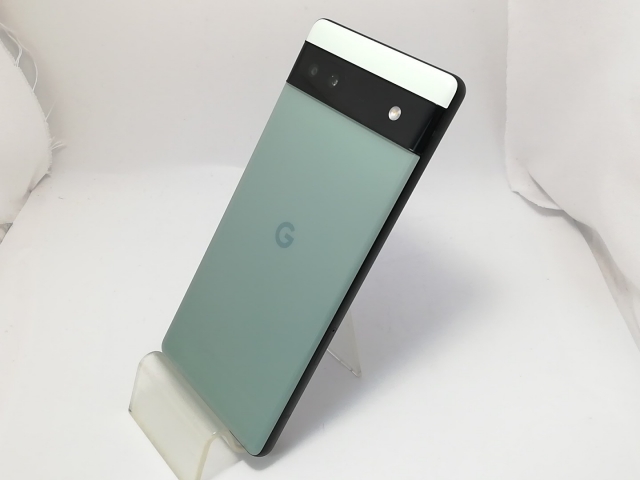 【中古】Google 国内版 【SIMフリー】 Pixel 6a セージ 6GB 128GB GB17L【DS秋葉】保証期間１ヶ月【ランクB】