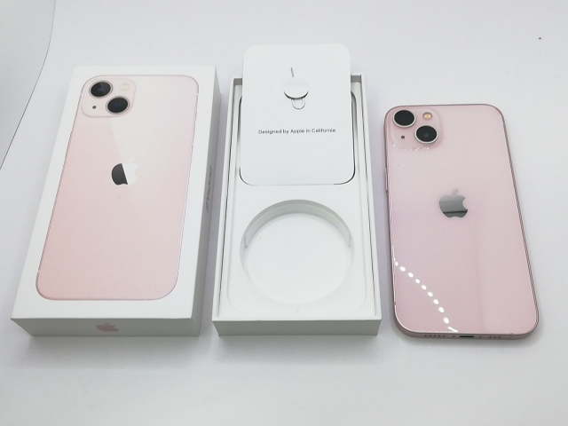 中古】Apple 国内版 【SIMフリー】 iPhone 13 128GB ピンク MLNE3J/A 