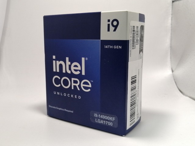 【未使用】Intel Core i9-14900KF(3.2GHz) Box LGA1700/24C(P:8C/E:16C)/32T/L3 36M/PBP125W【戸塚】保証期間１週間