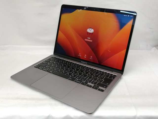 【中古】Apple MacBook Air 13インチ M1(CPU:8C/GPU:7C) 8GB/256GB スペースグレイ MGN63J/A (M1・2020)【戸塚】保証期間１ヶ月【ランクC