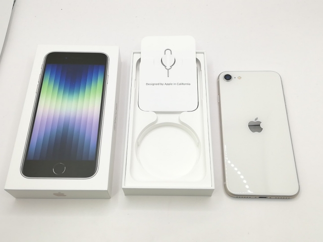 中古】Apple docomo 【SIMフリー】 iPhone SE（第3世代） 64GB スター