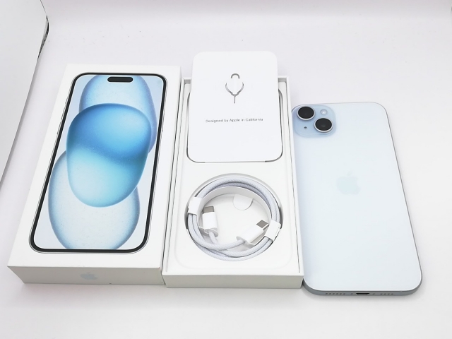 【中古】Apple 国内版 【SIMフリー】 iPhone 15 Plus 256GB ブルー MU0N3J/A【川崎駅前】保証期間１ヶ月【ランクB】_7