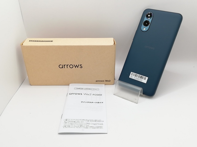 スマートフォン・携帯電話 arrows We2 ネイビーグリーン