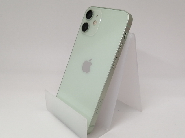 【中古】Apple 国内版 【SIMフリー】 iPhone 12 mini 128GB グリーン MGDQ3J/A【戸塚】保証期間１ヶ月【ランクC】