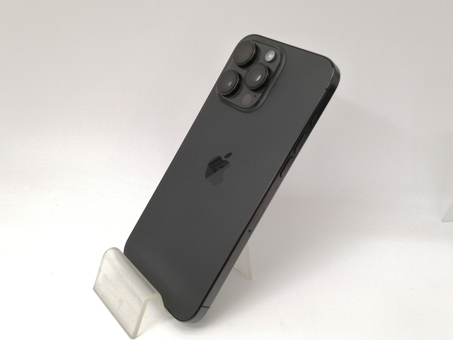 【中古】Apple 国内版 【SIMフリー】 iPhone 15 Pro Max 256GB ブラックチタニウム MU6P3J/A【戸塚】保証期間１ヶ月【ランクA】