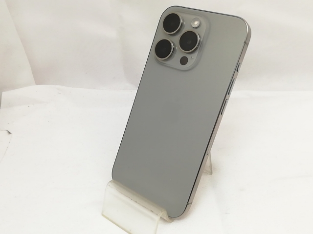 【中古】Apple 国内版 【SIMフリー】 iPhone 15 Pro 256GB ナチュラルチタニウム MTUF3J/A【戸塚】保証期間１ヶ月【ランクA】