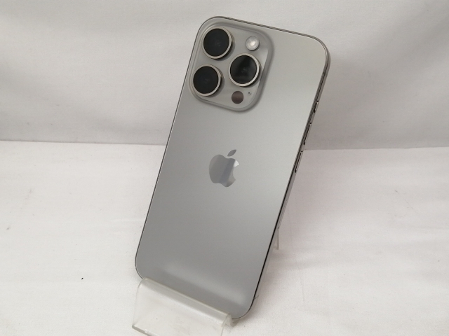 iPhone 15 Pro 128GB ナチュラルチタニウム MTU93J/A APPLE 〔中古〕iPhone15 Pro 128GB ナチュラルチタニウム MTU93J／A