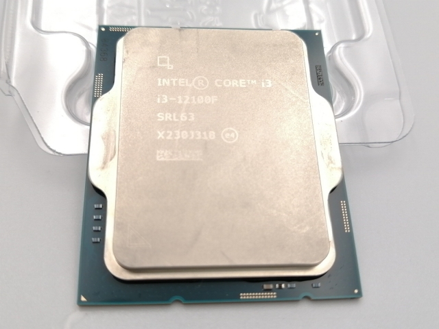 中古】Intel Core i3-12100F(3.3GHz) Box LGA1700/4C(P:4C/E:0C)/8T/