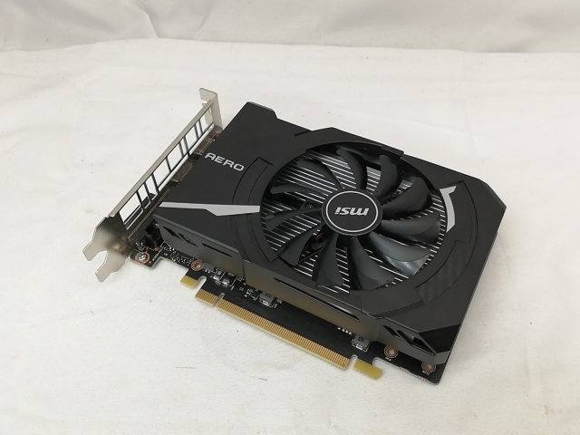 中古 MSI GeForce GTX 1650 AERO ITX 4G OCV1 中古】MSI GeForce GTX 1650 AERO ITX 4G OCV1 GTX1650/4GB(GDDR5)/PCI