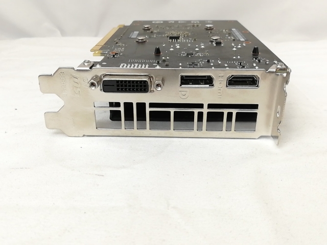 中古】MSI GeForce GTX 1650 AERO ITX 4G OCV1 GTX1650/4GB(GDDR5)/PCI