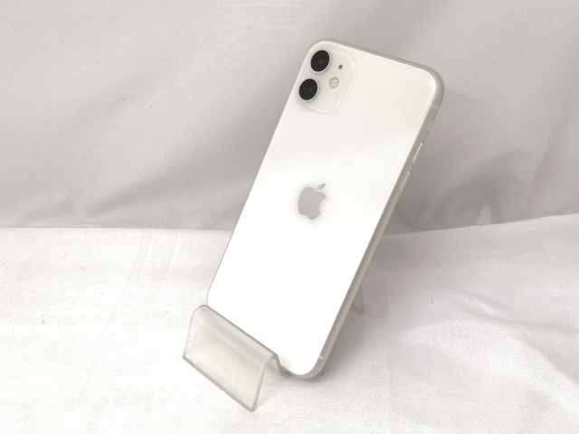【中古】Apple SoftBank 【SIMロック解除済み】 iPhone 11 64GB ホワイト MWLU2J/A【戸塚】保証期間１ヶ月【ランクC】